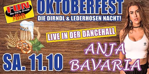 Oktoberfest Nacht in Tracht mit ANJA BAVARIA