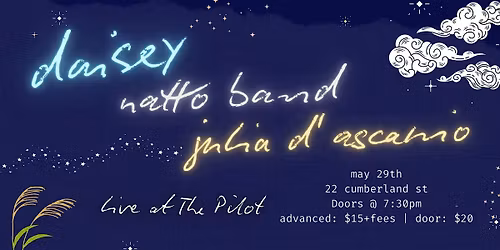 Daisey, Natto Band & Julia D'Ascanio