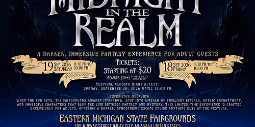 Midnight in the Realm (18+) Dark Fantasy & Gothic Event