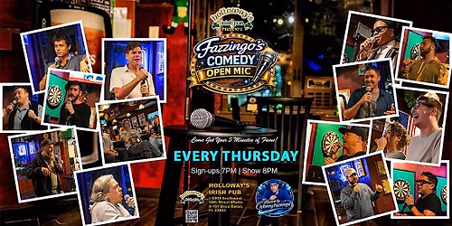 Fazzingo's Open Mic | Holloway's Irish Pub | Boca Raton