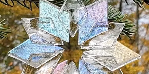 Fused Glass Snowflakes