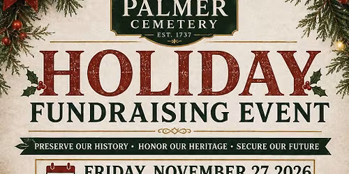 Holiday Fundraiser for Palmer Cemetery