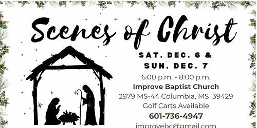 Scenes of Christ night 1