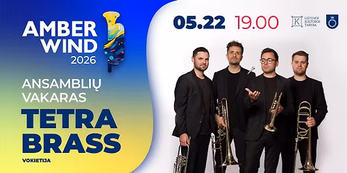 TETRA BRASS (Vokietija) | Ansambli\u0173 vakaras | AMBER WIND 2026