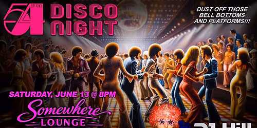 Throwback to Studio 54 - A Disco Night 