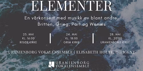 ELEMENTER: en v\u00e5rkonsert 