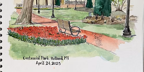 Let's Sketch the Holland Garden Club Summer Garden Walk