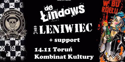 Leniwiec i De \u0141indows w Toruniu!