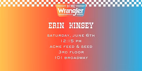 Free! Erin Kinsey Wrangler Ranch Meet & Greet - CMA Fest