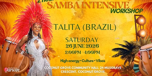 Samba Intensive Workshop With TALITA (Brazil)