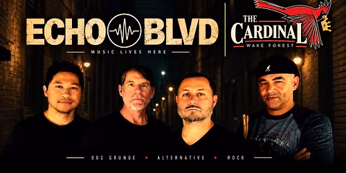 Echo Blvd Live at The Cardinal Bar | Fri 10\/16 | 9 PM\u201312 AM