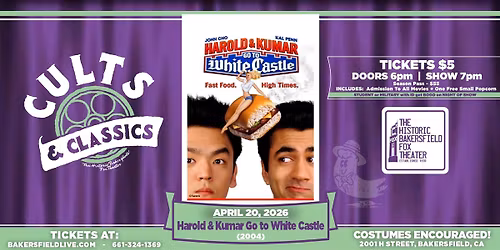 Cults & Classics: Harold & Kumar Go to White Castle
