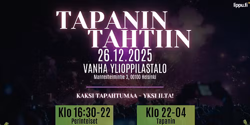 Tapanin Tahtiin Helsinki
