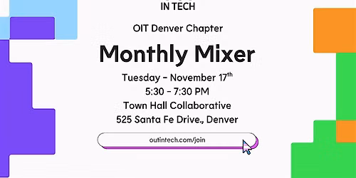Out in Tech Denver | November Monthly Mixer