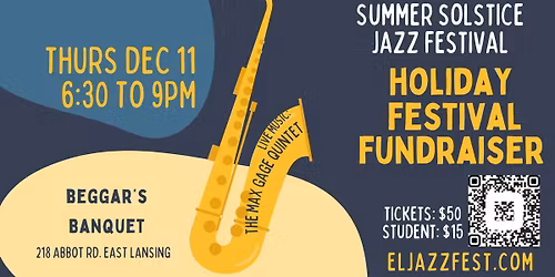 Summer Solstice Jazz Holiday Festival Fundraiser
