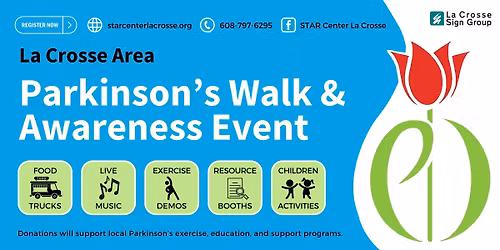 2026 La Crosse Area Parkinson's Walk and Awareness Event 