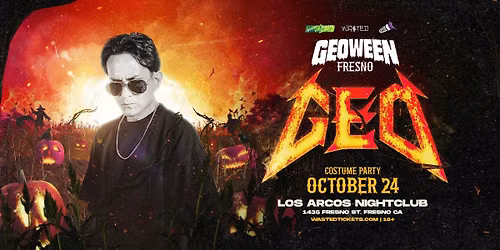 Fresno: GEOWEEN \u2014 Halloween Costume Rave w\/ GEO @ Los Arcos [18+]