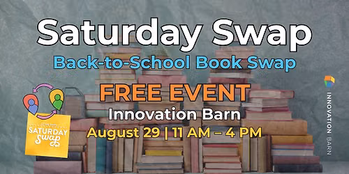 \ud83d\udcd6 Community Saturday Swap: Back-to-School Book Swap | Charlotte