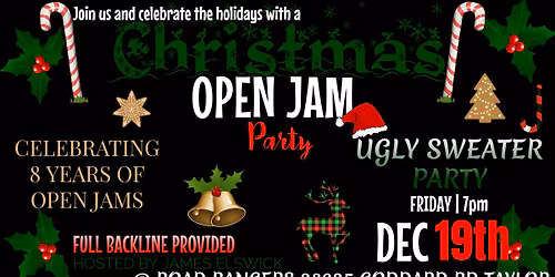 Christmas Open Jam \/ Ugly Sweater Party