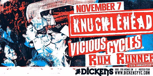 Knucklehead  with The Vicious Cycles MC and Rum Runner (25th Anniversary)