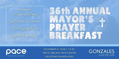 36th Annual Mayor's Prayer Breakfast