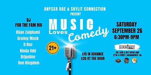 Music Loves Comedy - live music performances & stand up comedy!