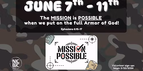 VBS 2026 - "Mission Possible"