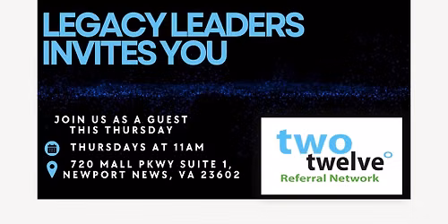 Legacy Leaders Referral Network Meeting 