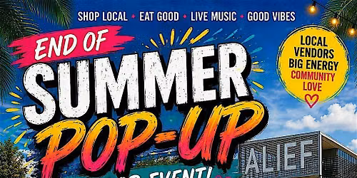 End of Summer Pop-Up Vendor Event