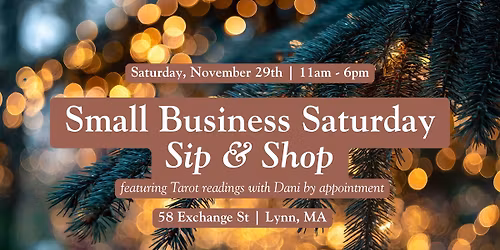 Small Business Saturday Sip & Shop 