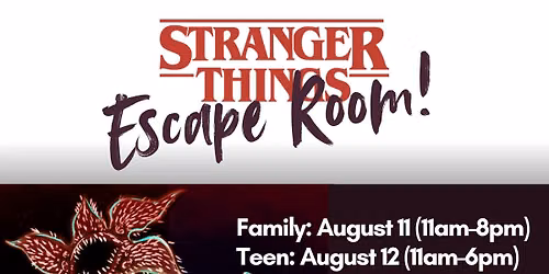 Family Stranger Things Escape Room