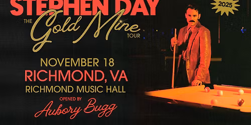 Stephen Day w\/ Aubory Bugg at Richmond Music Hall 11\/18\/25