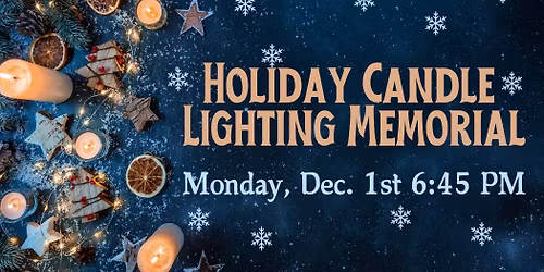 Holiday Candle Lighting Memorial