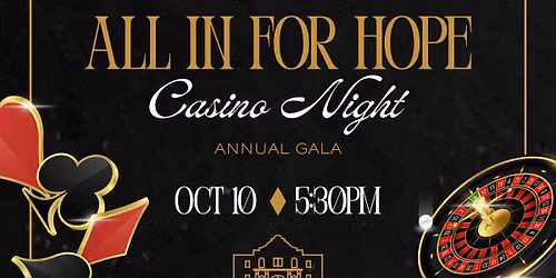 Cy-Hope's 'All in for Hope' Casino Night Gala