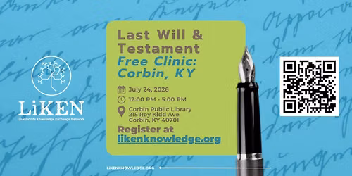 Last Will & Testament Free Clinic: Corbin, KY