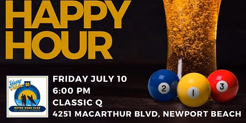 SECOND Friday Happy Hour