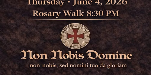 5th of a Novena Rosary Walk