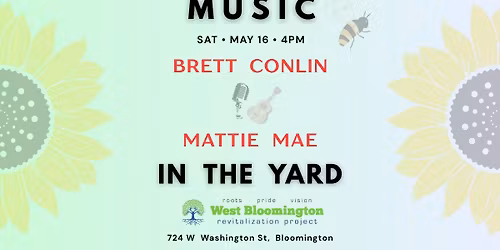 Music in the Yard with Brett Conlin and Mattie Mae