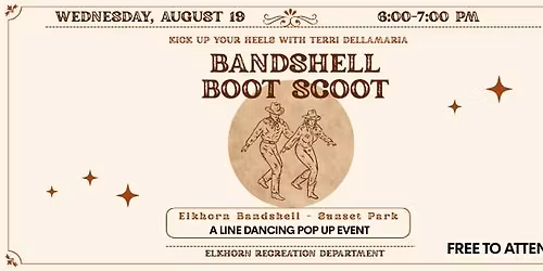 Bandshell Boot Scoot - August 19th