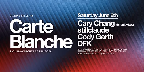 CARTE BLANCHE \u2022 06.06.26