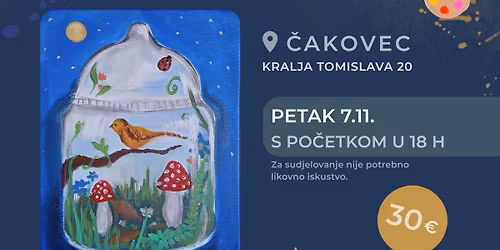 Sip and paint \u2022 Radionica slikanja u \u010cakovcu \u2022