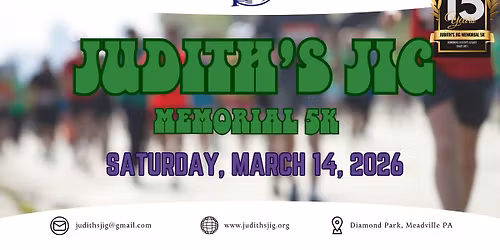 Judith's Jig Memorial 5K Run\/Walk 15th Anniversary