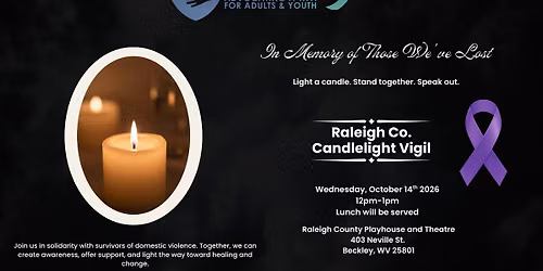 Raleigh County Candlelight Vigil 