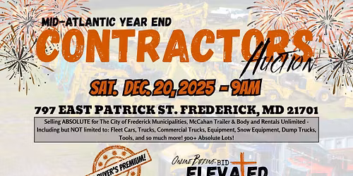 Mid-Atlantic Year End Contractors Auction