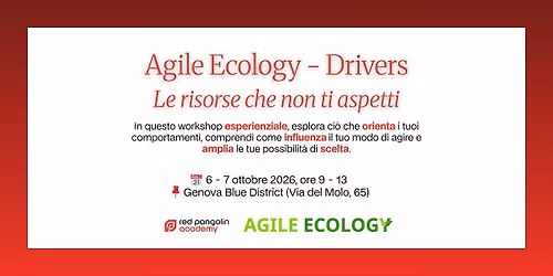 Agile Ecology - Drivers: Le risorse che non ti aspetti