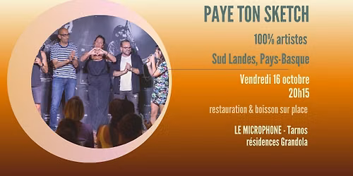 Paye ton sketch - nouvelle saison 2026\/2027