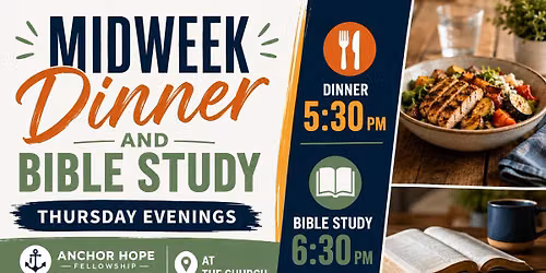Midweek Dinner & Bible Study
