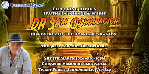Dr Sam Osmanagich UK Tour 2026