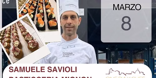 Pasticceria mignon salata con Samuele Savioli 