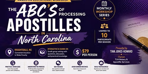ABC’s of Apostilles in North Carolina